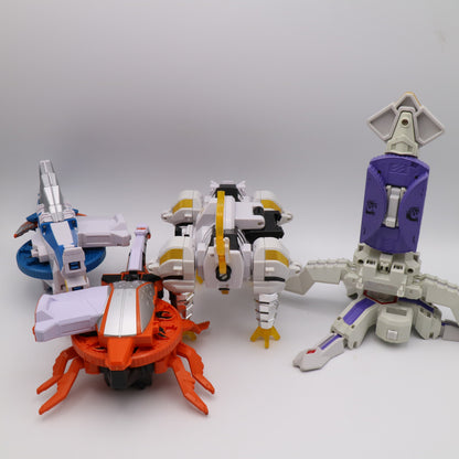 Samurai Megazord,Samurai Battle Cannon,Claw Battlezord/Power rangers Samurai