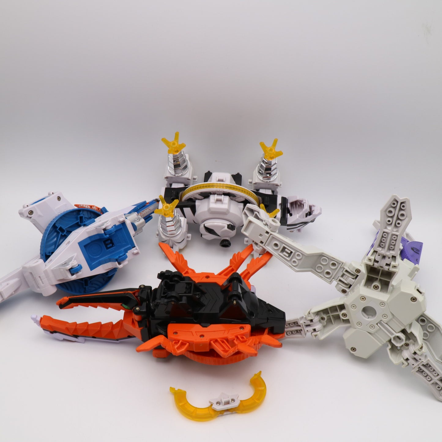 Samurai Megazord,Samurai Battle Cannon,Claw Battlezord/Power rangers Samurai