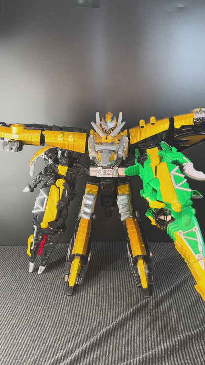 Ptera Charger Megazord, Para Zord & Raptor Zord Set/Power Rangers Dino Charge - Pteraiden-Oh, Parasagun & Zakutor/Kyoryuger