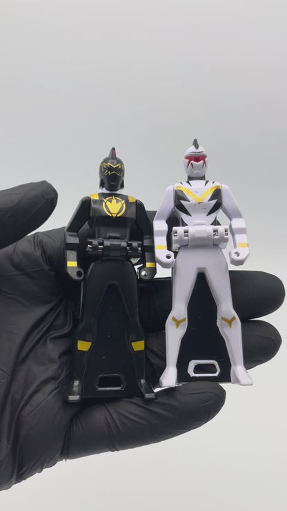 Ranger key Dino Thunder Black,White ranger set/Power rangers Super Mega Force