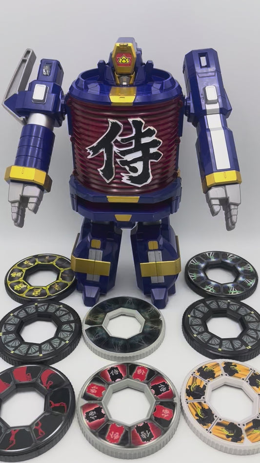 Light zord,Disk 8p set with Box/Power rangers SAMURAI