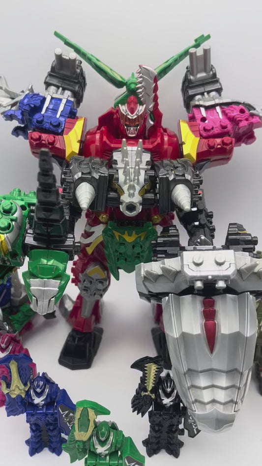 Dino Fury Megazord,Pachygaroo Zord,Key set/Power rangers Dino Fury